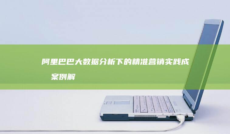 阿里巴巴大数据分析下的精准营销实践成功案例解析